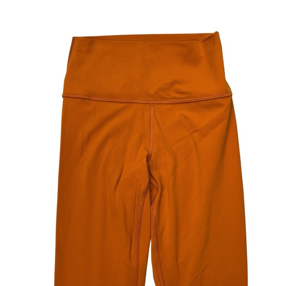 Athleta Womens Transcend Tight Leggings XS Orange Skinny Athletic Workout Gym - Picture 2 of 6